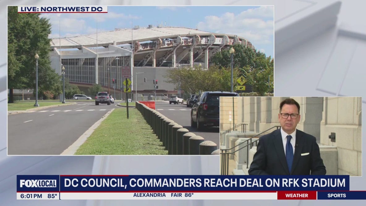 DC Council reaches deal with Commanders on RFK Stadium plan