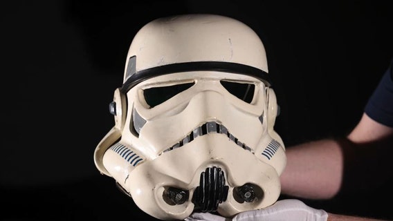1977 Stormtrooper helmet up for sale in movie memorabilia auction