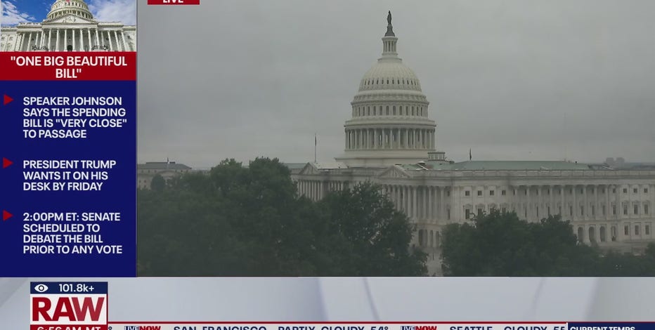 'Big, beautiful' budget bill latest: Senate preps for all-night voting session