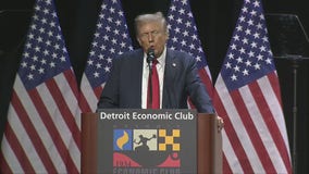 Trump makes another campaign stop in Detroit