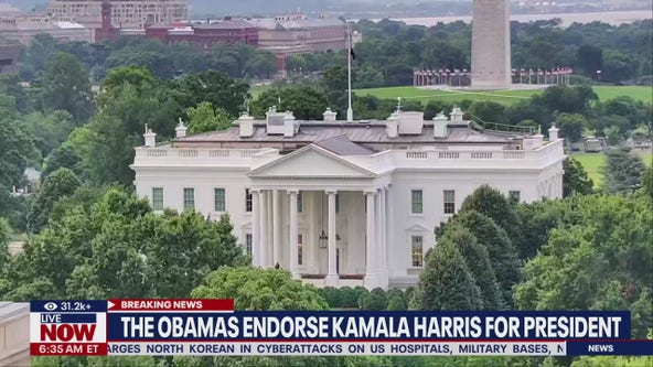 Breaking: The Obamas endorse Harris for president