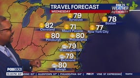 Weather Authority: 10 p.m. Tuesday forecast