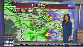 Weather alert: Gusty winds, mountain snow across Western WA Monday