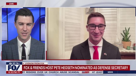 Trump nominates FOX News host, Army veteran Pete Hegseth for defense secretary