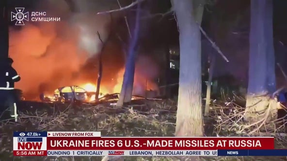 Ukraine fires 6 U.S.-made missiles at Russia