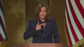 Harris at DNC aks Americans to reject divisions