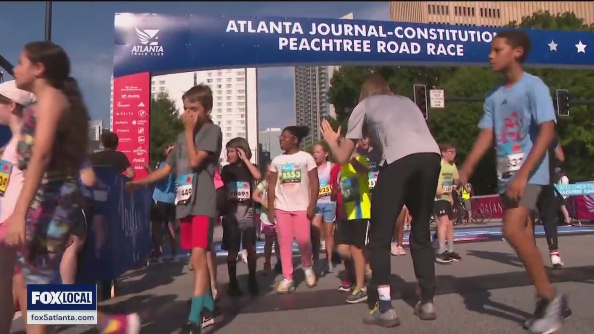 Peachtree Road Race preps and pre-race events