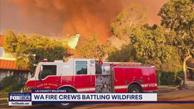 WA fire crews battling California wildfires