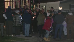 Family and friends gather to remember 'Bicycle Bob' after he was beaten to death on Christmas Eve