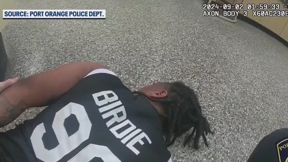 Armed carjacking suspect stopped while running through gas station, police say