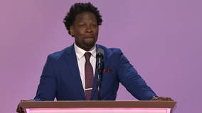 Detroit Rev. Lorenzo Sewell speaks at the Republican National Convention