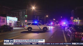 4 injured after shooting in Southwest Philly