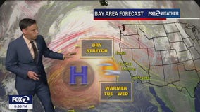 Warmer Tuesday forecast