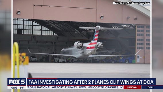 Planes clip wings at DCA with members of Congress on board