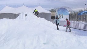 Holiday Snowfest opens up at Salt River Fields