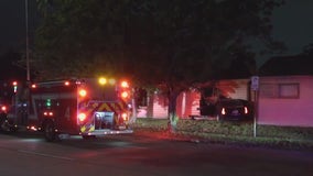 Car crashes into Houston man's bedroom while he's asleep