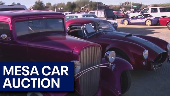 Mesa hosts classic car auction near Sloan Park