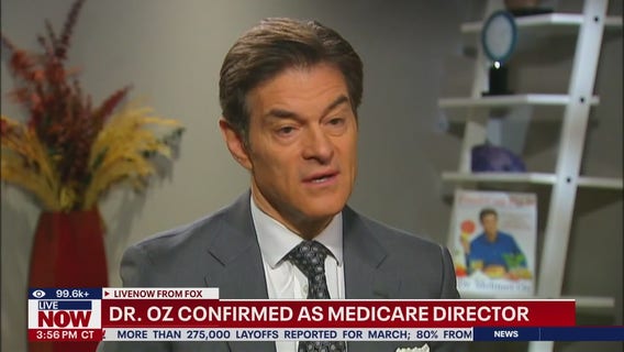 Dr. Oz confirmed by Senate to run Medicare and Medicaid, managing care for millions
