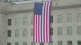 9/11 Remembered: US Flag Unfurled at Pentagon