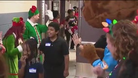 Students on Chicago's South Side get special surprise