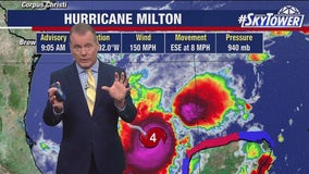 Hurricane Milton strengthens to Category 4 storm