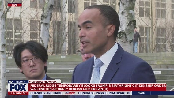 Judge temporarily blocks Trump's order on birthright citizenship