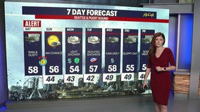 Seattle weather: heavy rain and strong winds