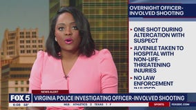Juvenile injured in officer-involved shooting in Fairfax County