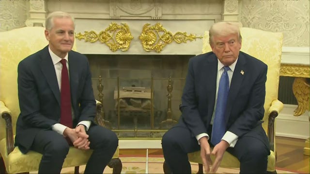 Trump meets with Prime Minister of Norway in Oval Office