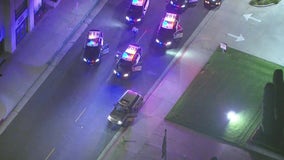 SUV leads LASD on car chase