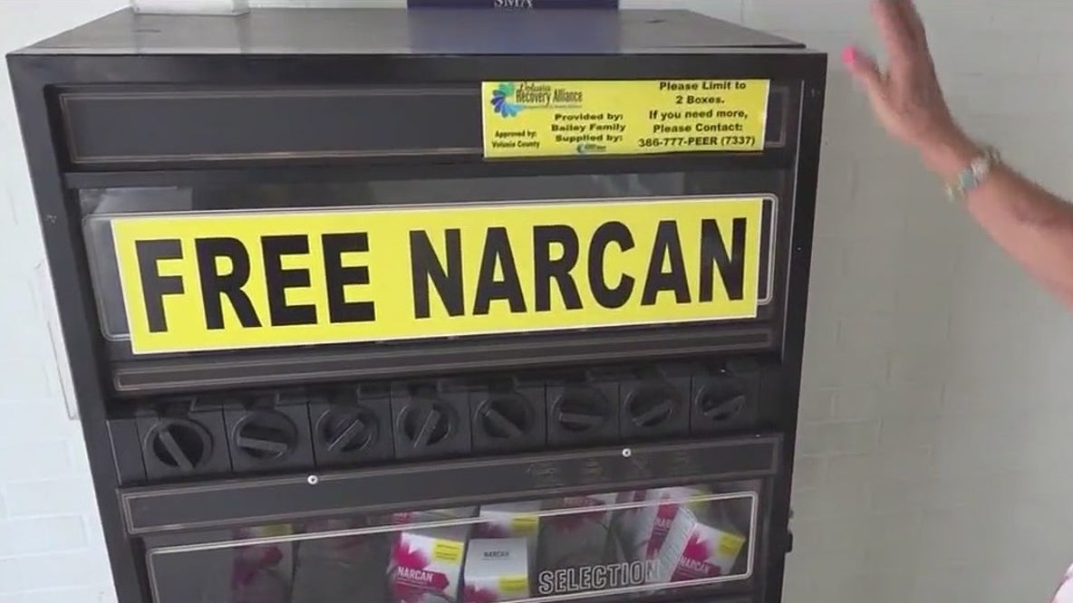 Woman pushes for free Narcan vending machines i