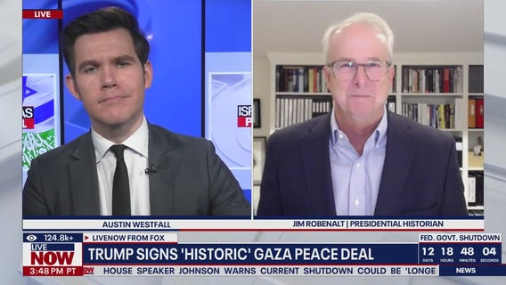 President Trump signs 'historic’ Gaza peace deal
