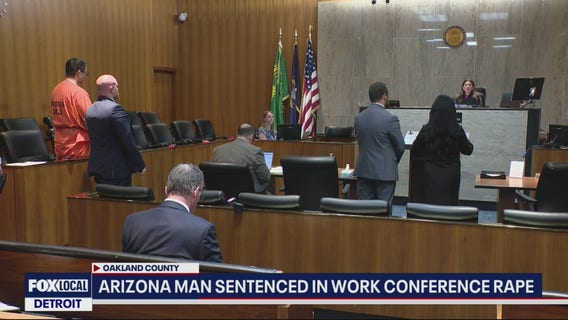 Man who raped woman on work trip in Auburn Hills gets up to six decades in prison: 'This case is just heinous'