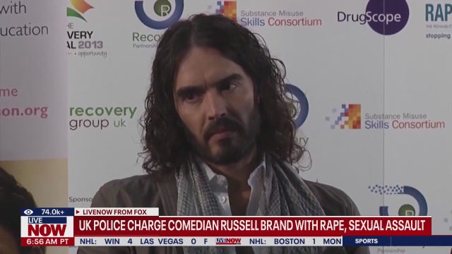 Russell Brand charged with rape, sexual assault
