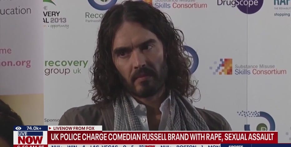 Russell Brand charged with rape, sexual assault