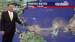 Saharan dust likely to keep tropics quiet for now