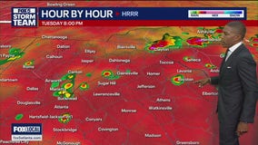 Tuesday afternoon weather forecast