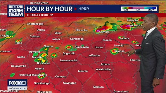 Tuesday afternoon weather forecast