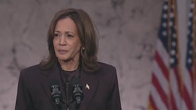 Kamala Harris addresses nation after presidential loss: 'My heart is full today'