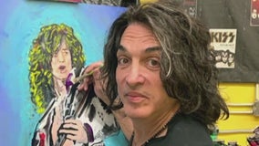 'Kiss' main man Paul Stanley trades the guitar for a paint brush, touring his very own art show