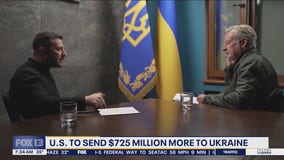 US to send $725 million more to Ukraine