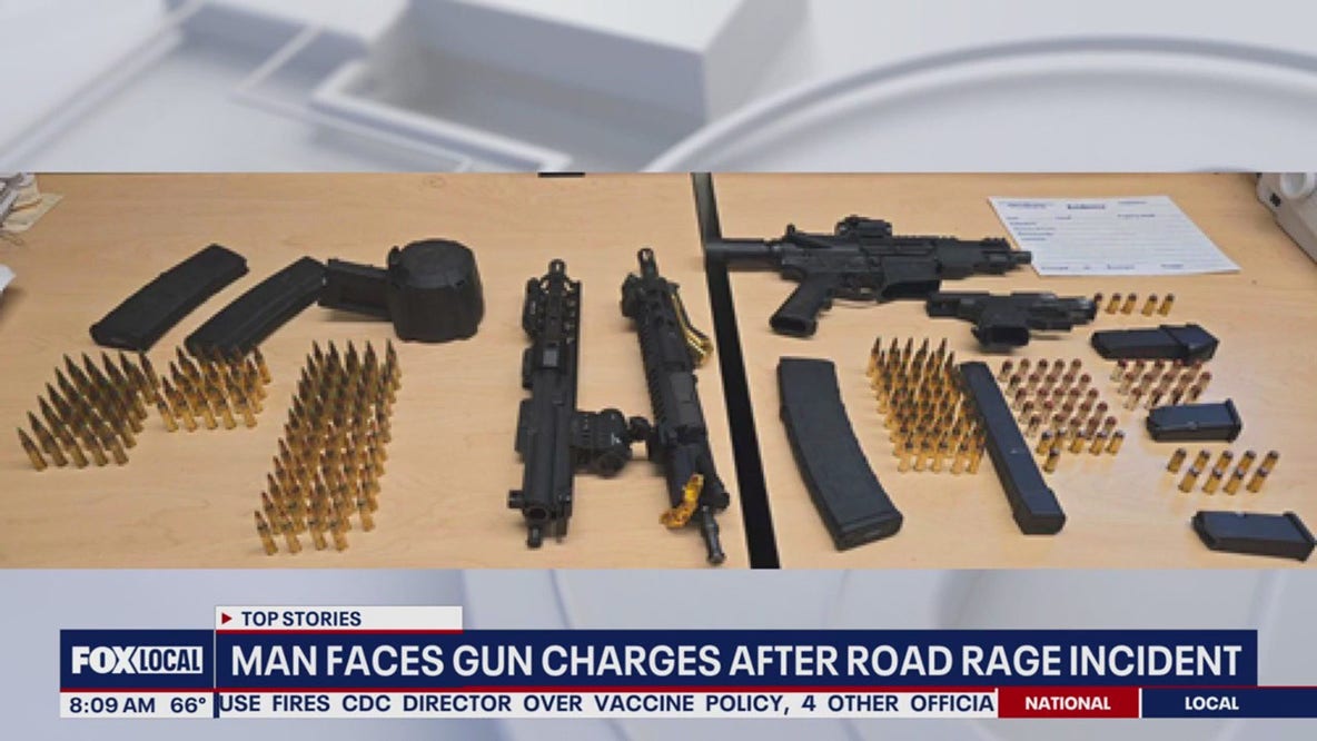 Maryland man charged after pointing firearm at another driver in road rage incident: police