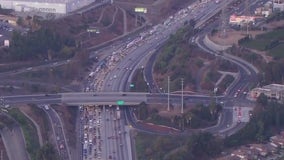 60 Freeway in Montebello temporarily stalled