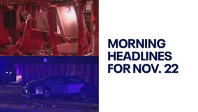 Driver crashes into house l Morning Headlines Nov. 22