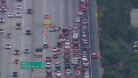 Deadly motorcycle crash shuts down NB 405 Freeway