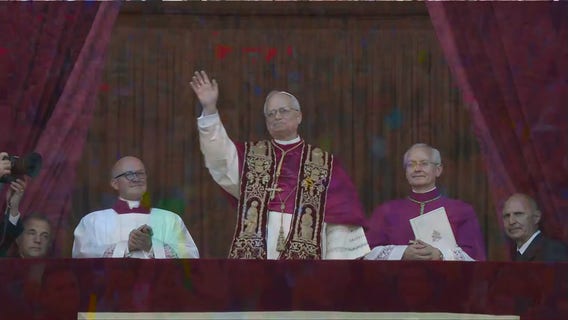 New Pope Leo XIV greets the world