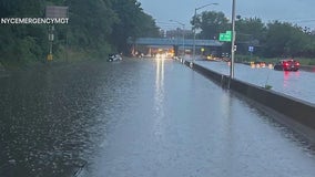 NYC flooding today: Heavy rain causes traffic trouble