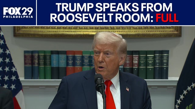 Trump delivers remarks from Roosevelt Room | FULL REMARKS