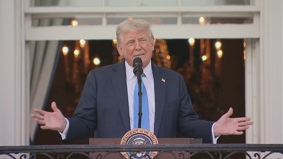 President Trump speaks at Summer Soirée event