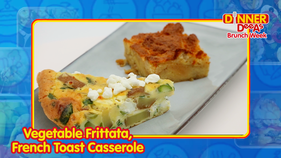 Vegetable Frittata, French Toast Casserole | Dinner DeeAs Brunch Week